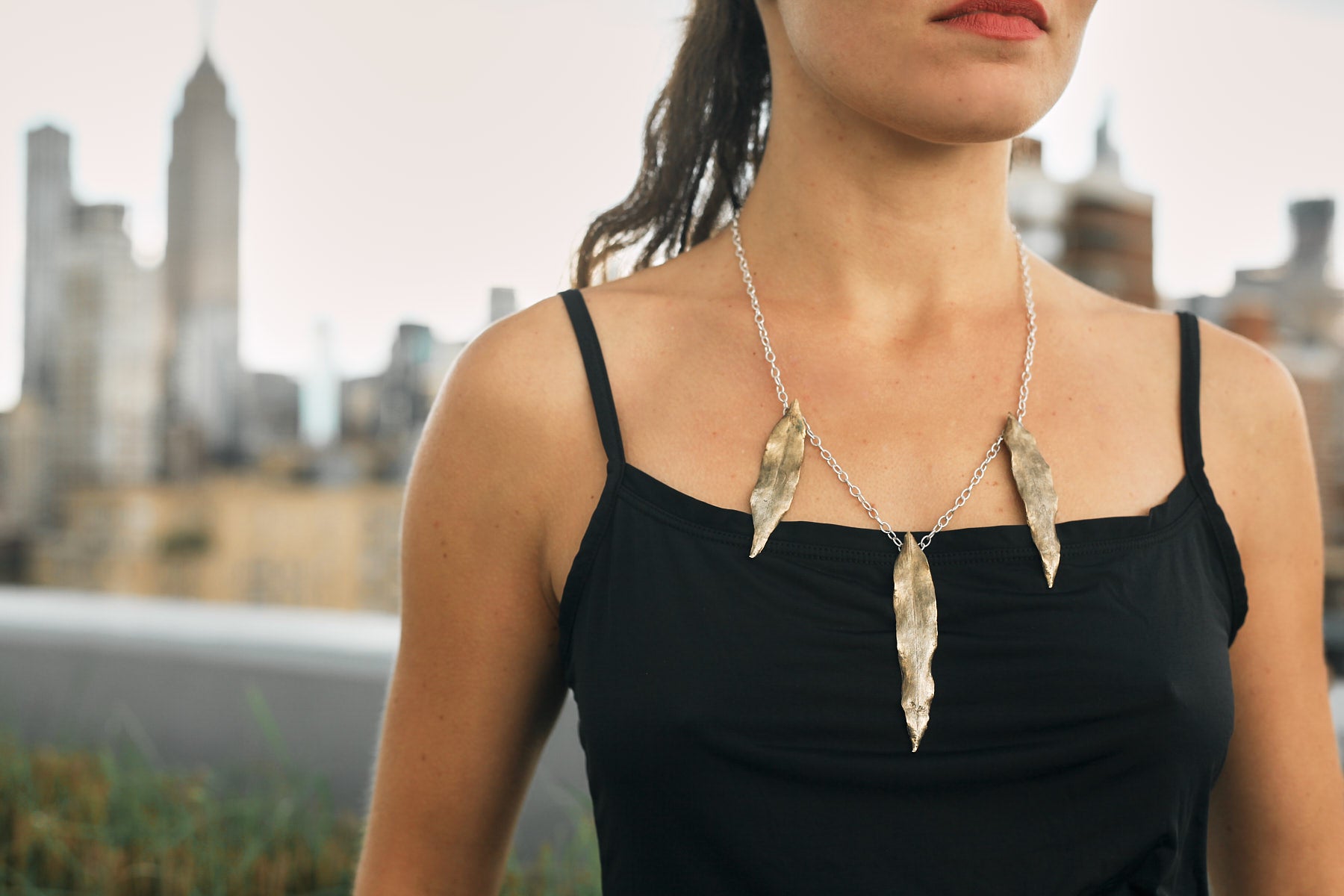 leaves necklace