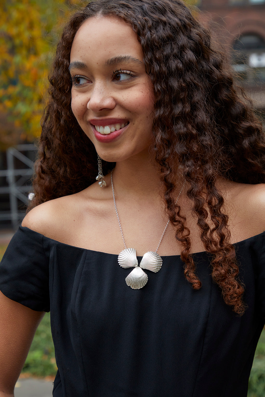 Le pendentif 3 coquillages en argent
