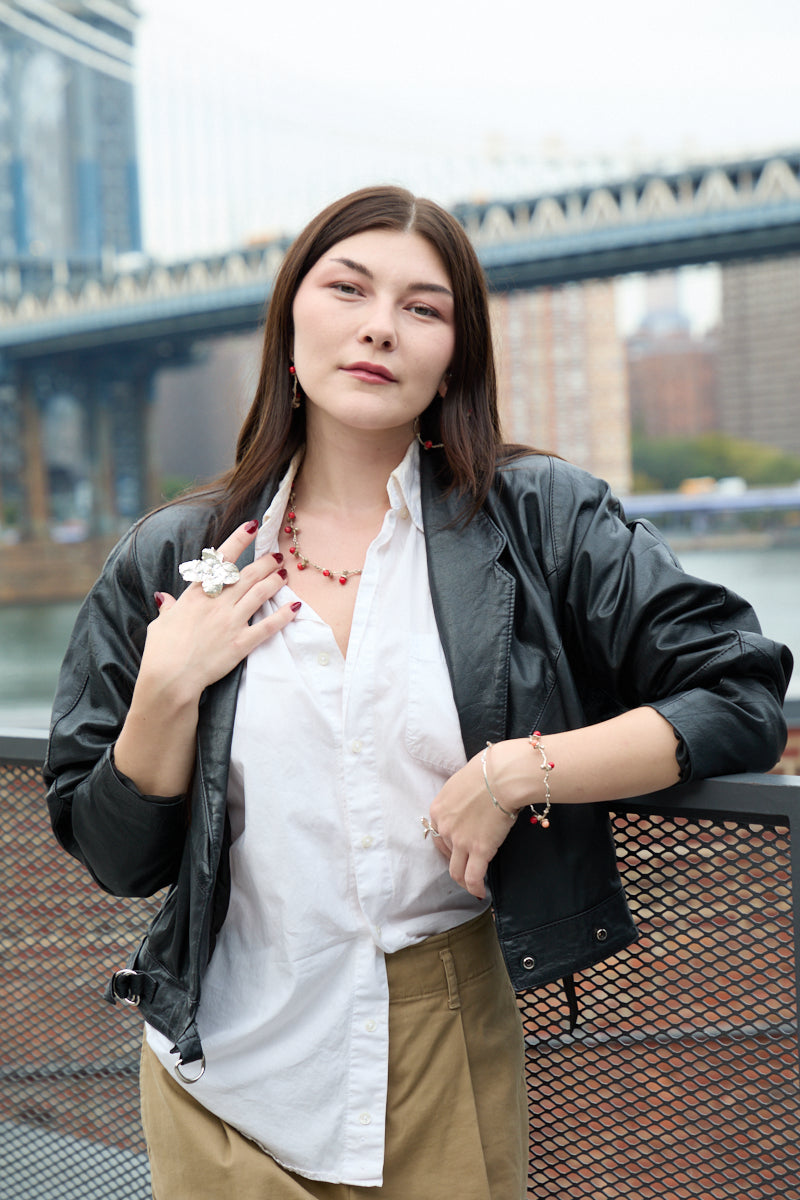 the persimmon silver ring
