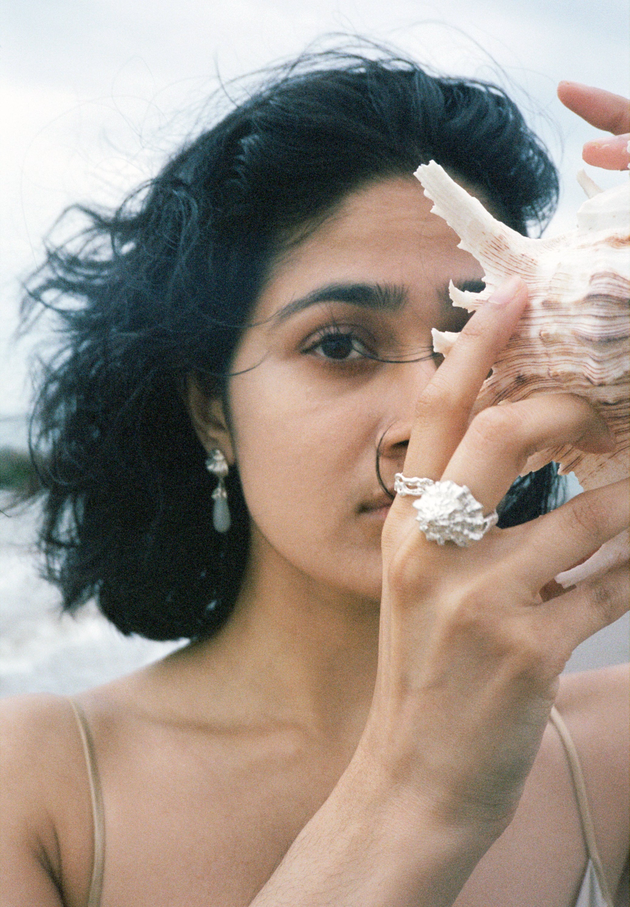 Unearthed- the limited edition broken seashell ring
