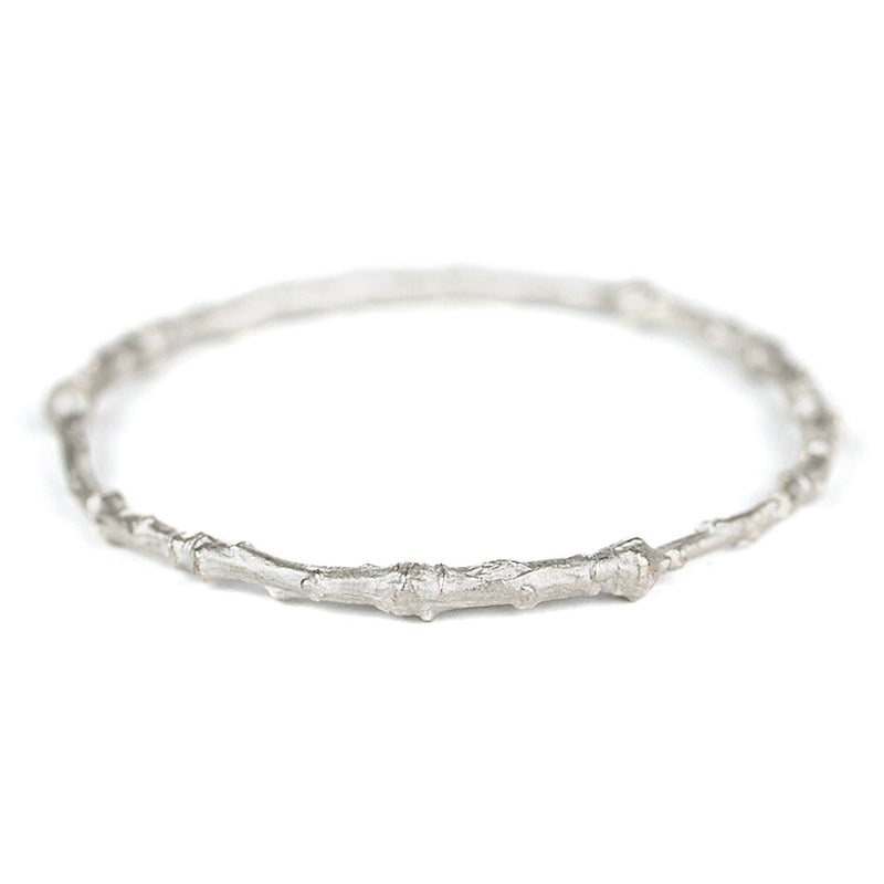 The Blessed Bangle in silver ready to ship