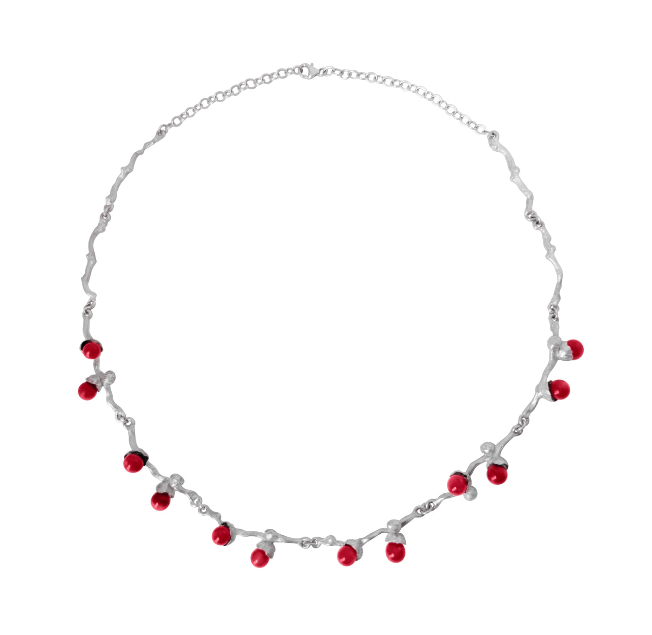 The coral beads necklace - one of a kind