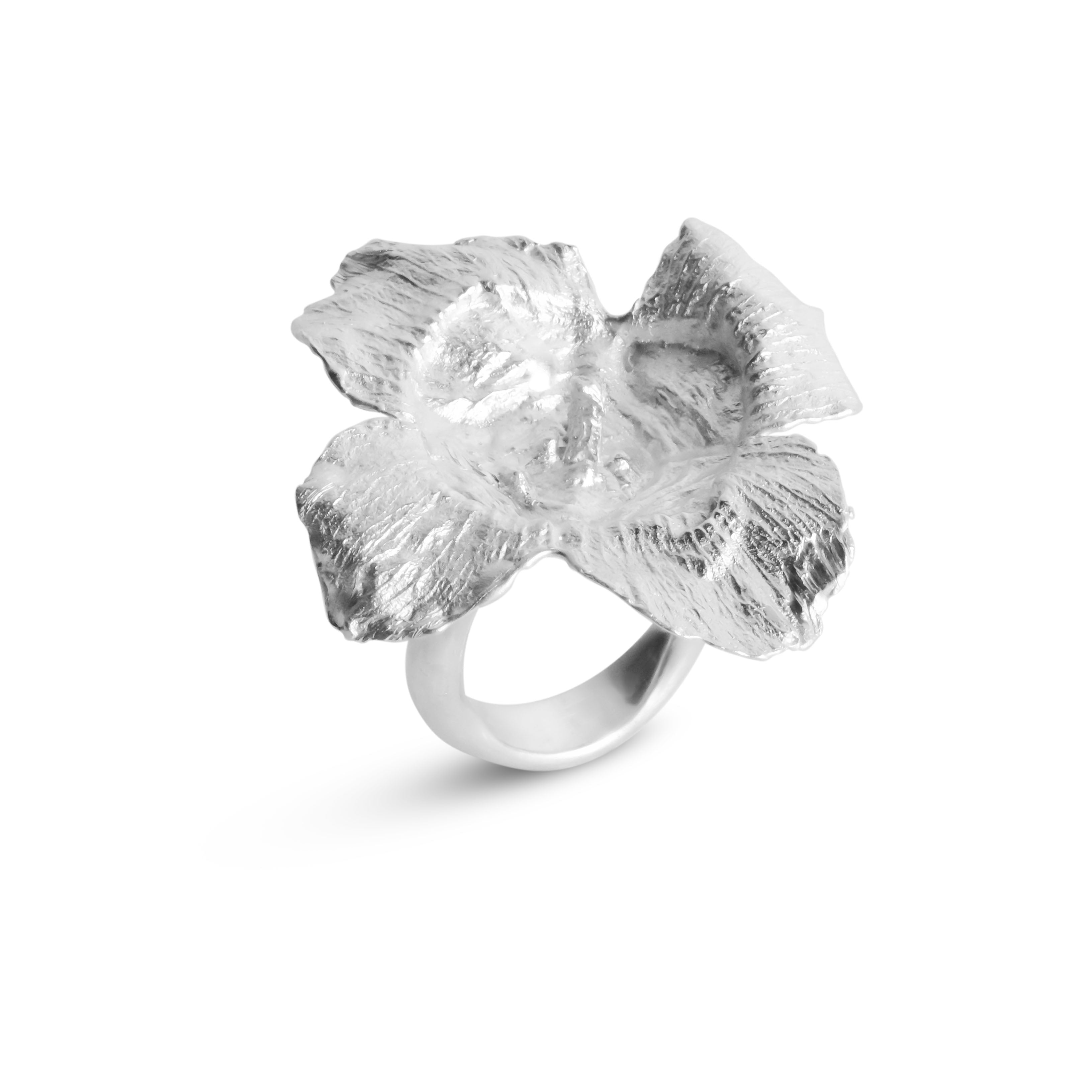 la bague en argent kaki
