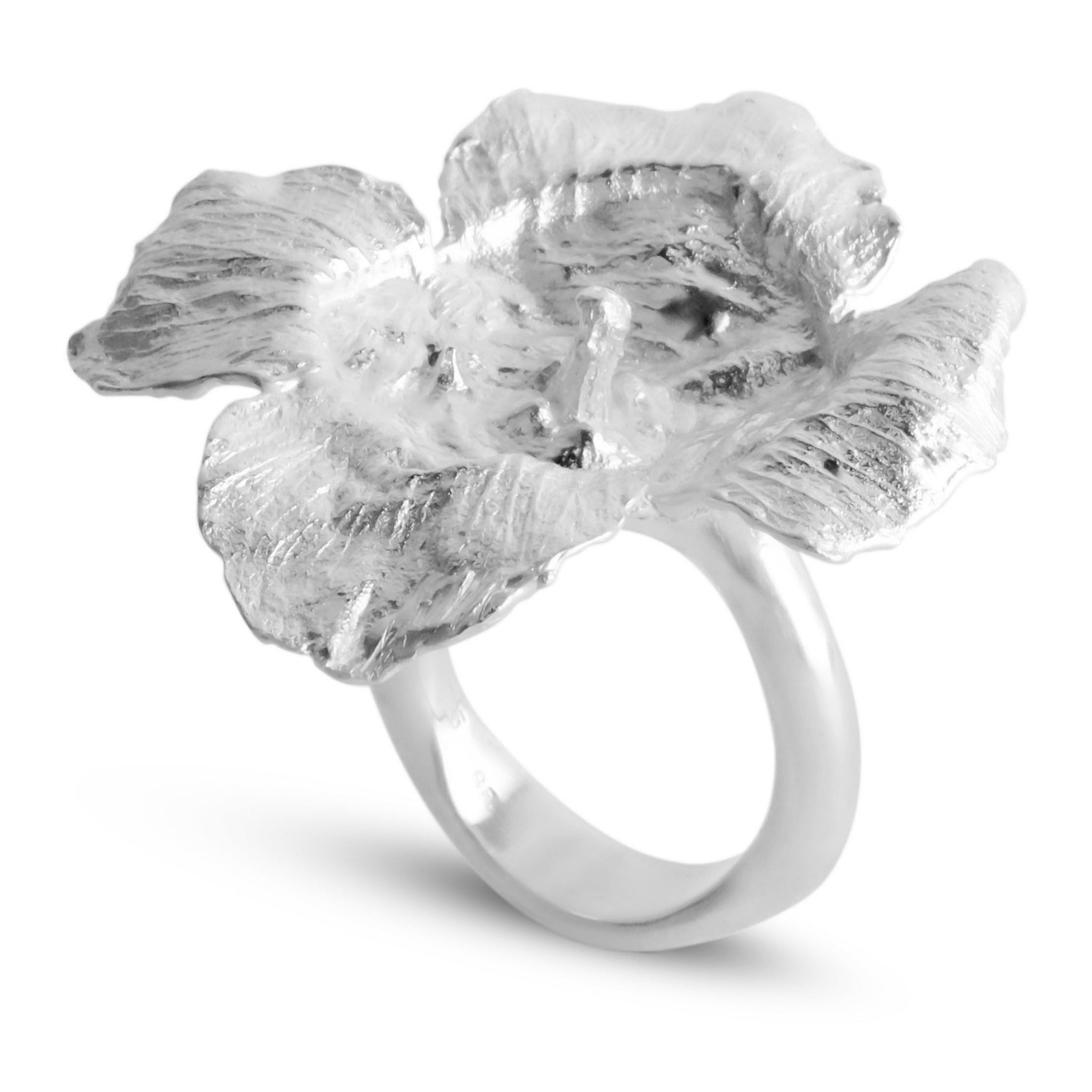 la bague en argent kaki
