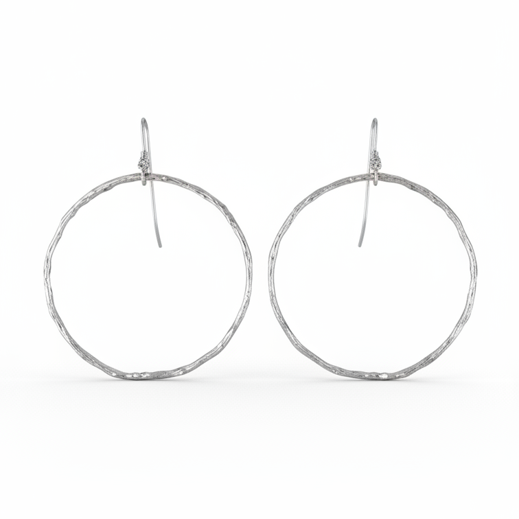 The root hoop earrings