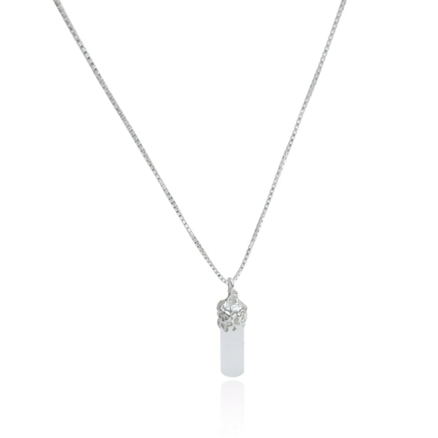Unearthed- the cylinder shape coral pendant