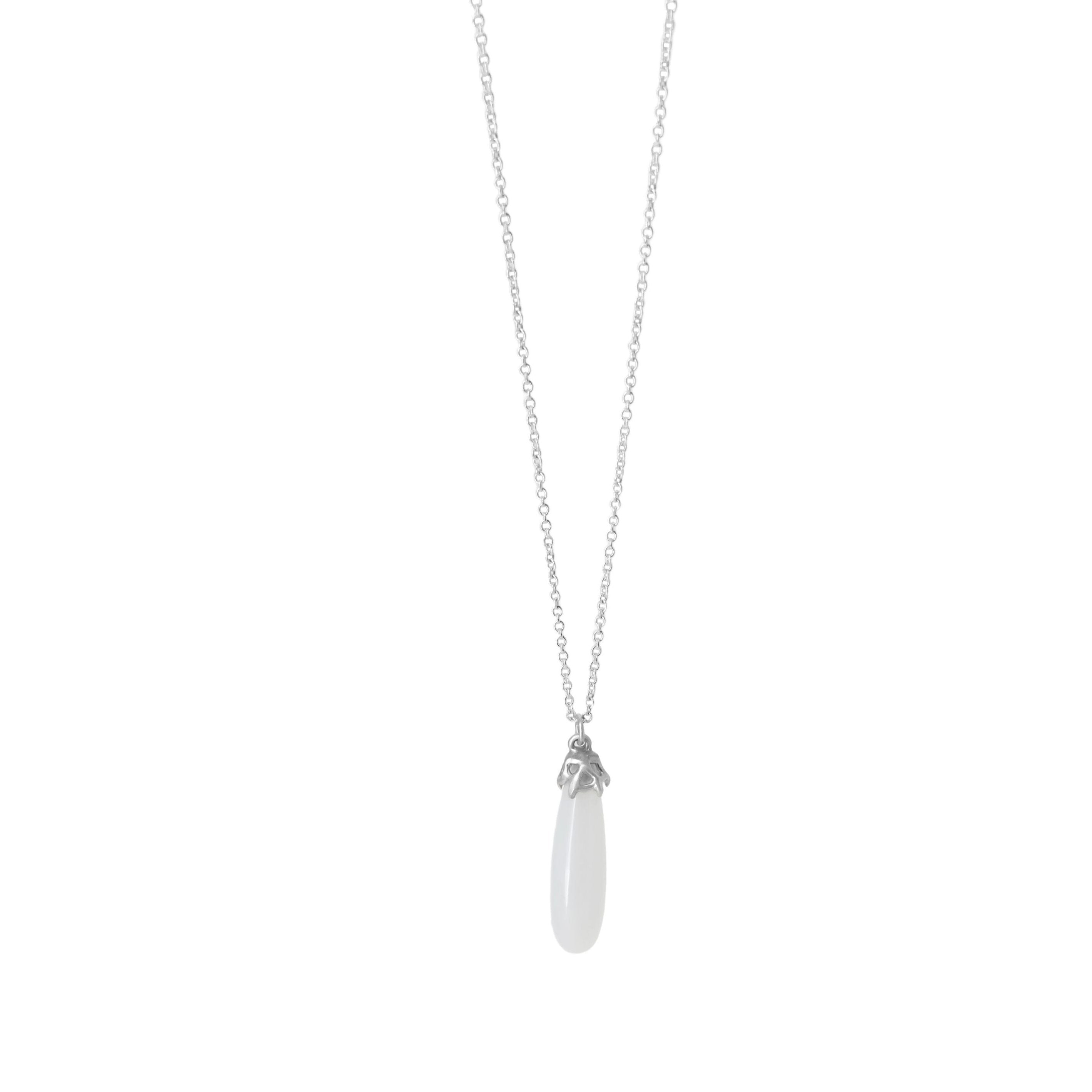 Unearthed-  Sterling Silver Coral Reef Moonstone Pendant