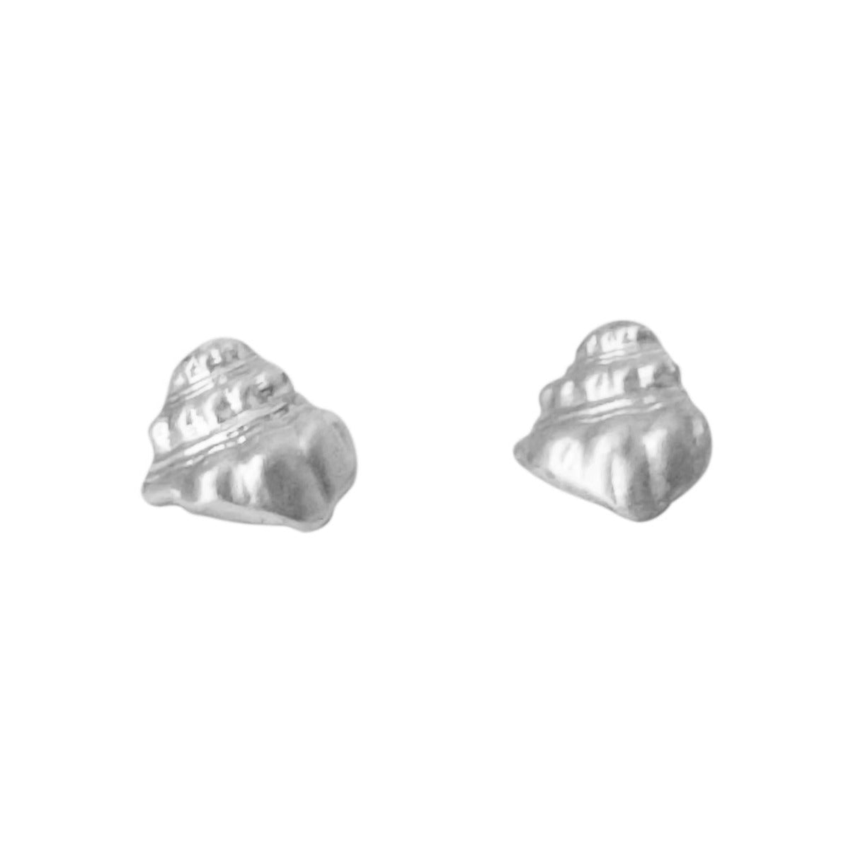 Unearthed Collection: Silver Broken Seashell Earrings