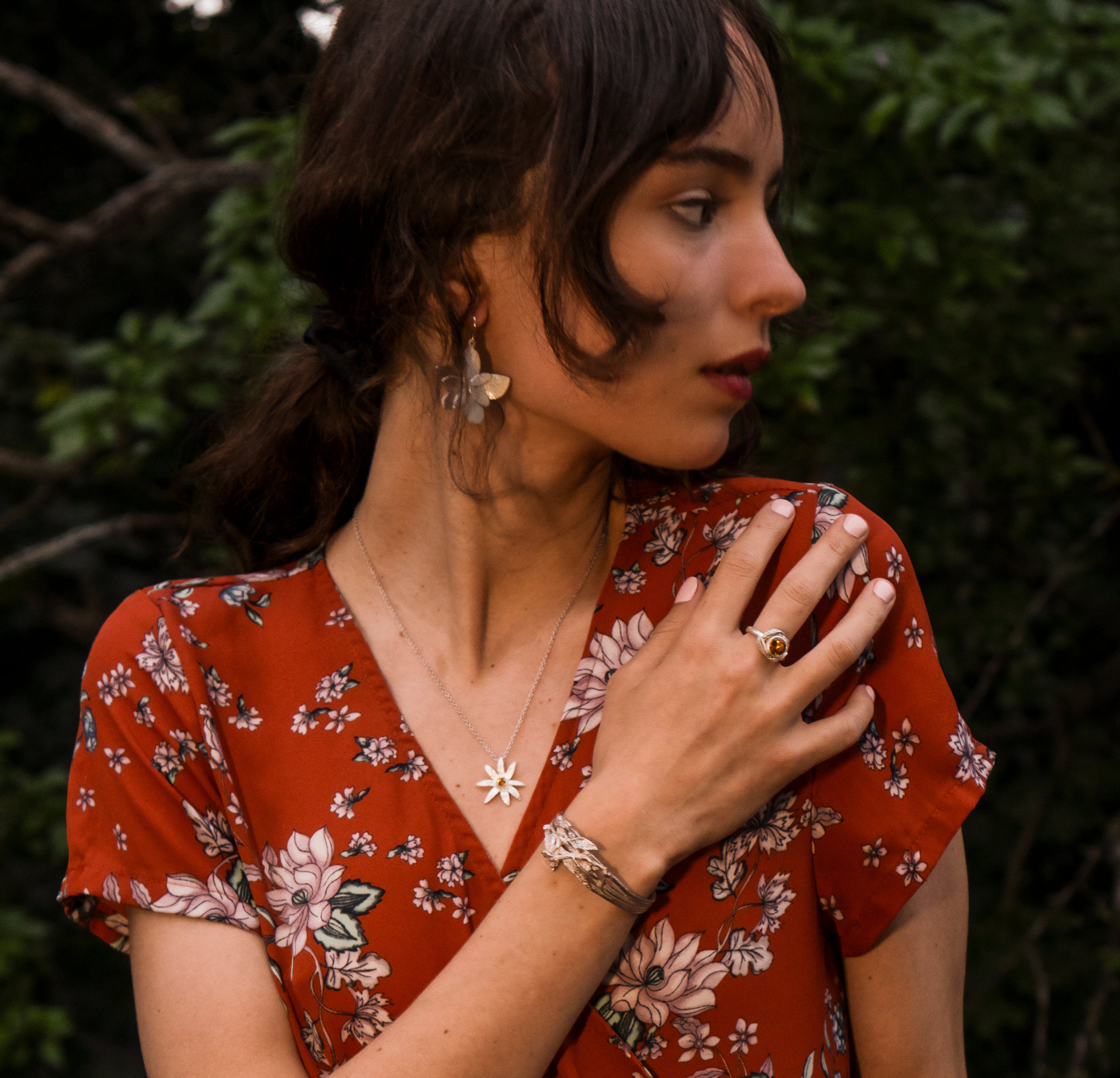 le pendentif fleur