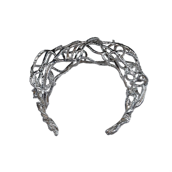fishing net bracelet (cuff) - one of a kind