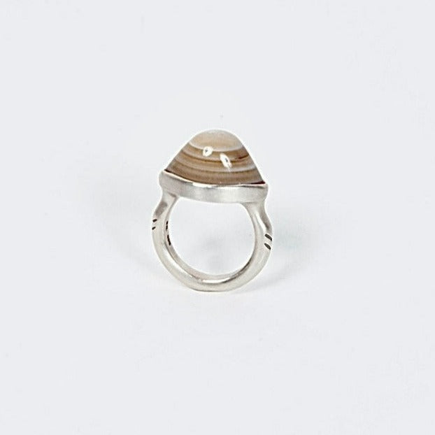 la bague en agate oeil