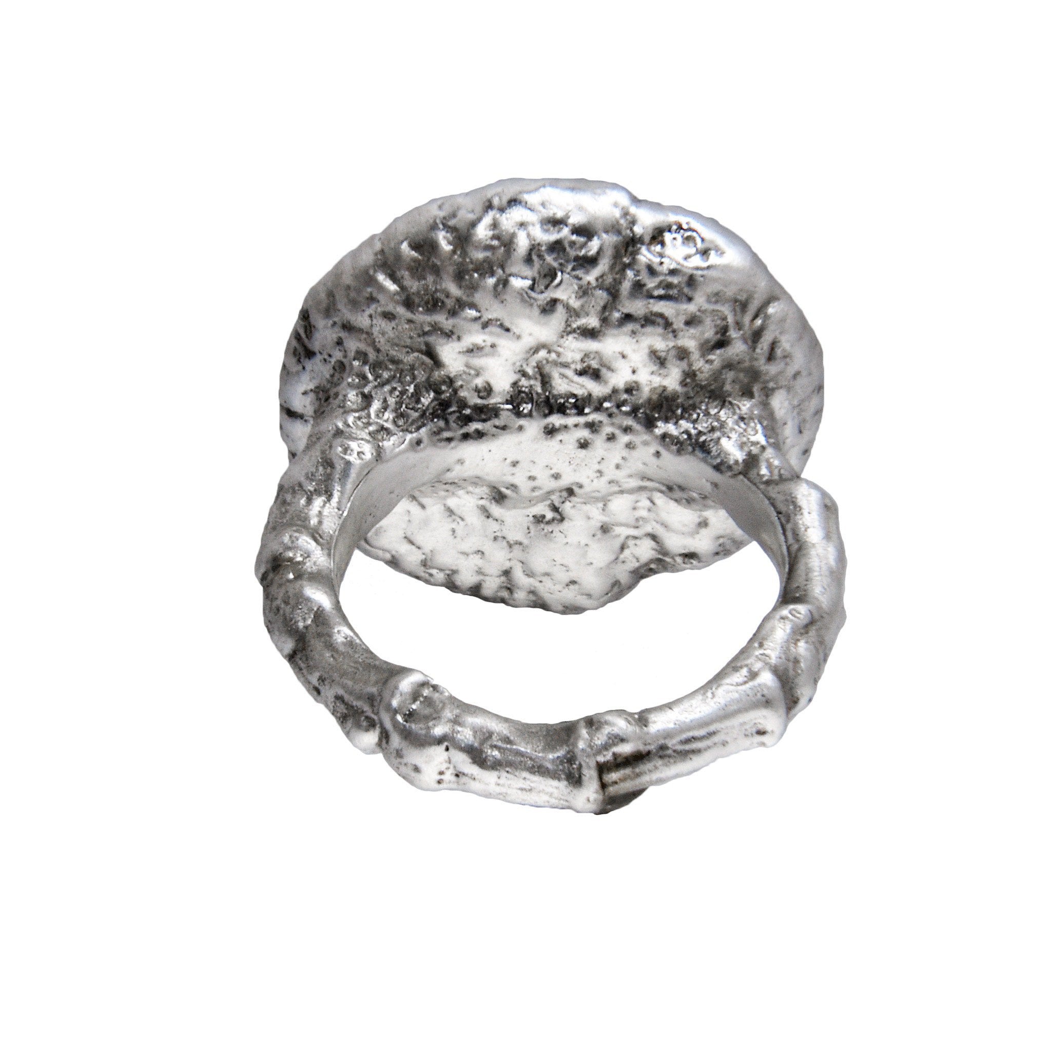 bague gland en argent sterling