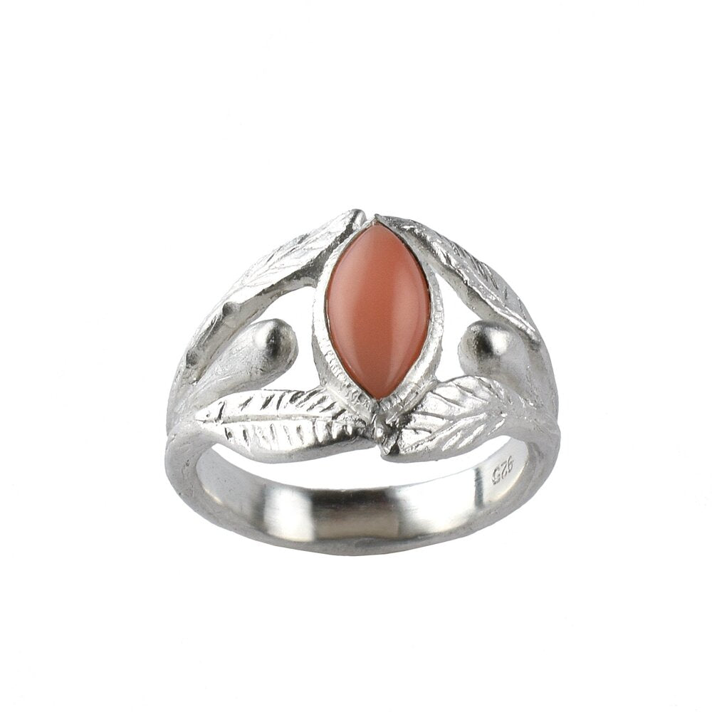 La Marquise Cabochon Ring fiançailles bague unique de tous les jours