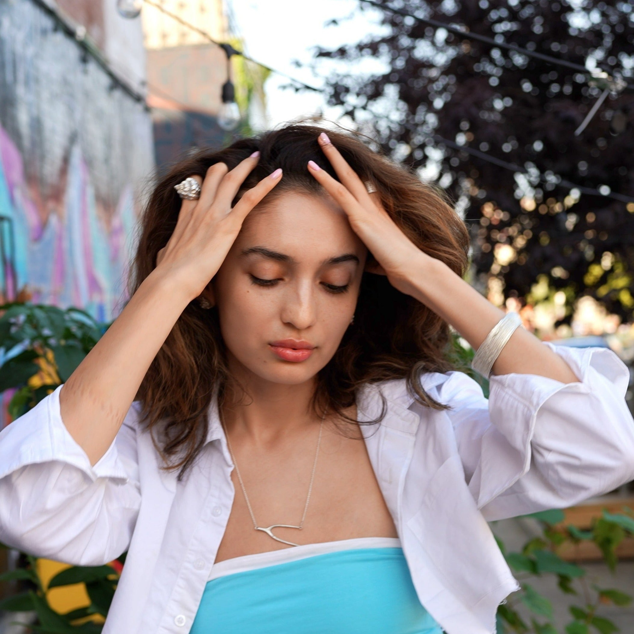 Le collier Miami Coral en argent