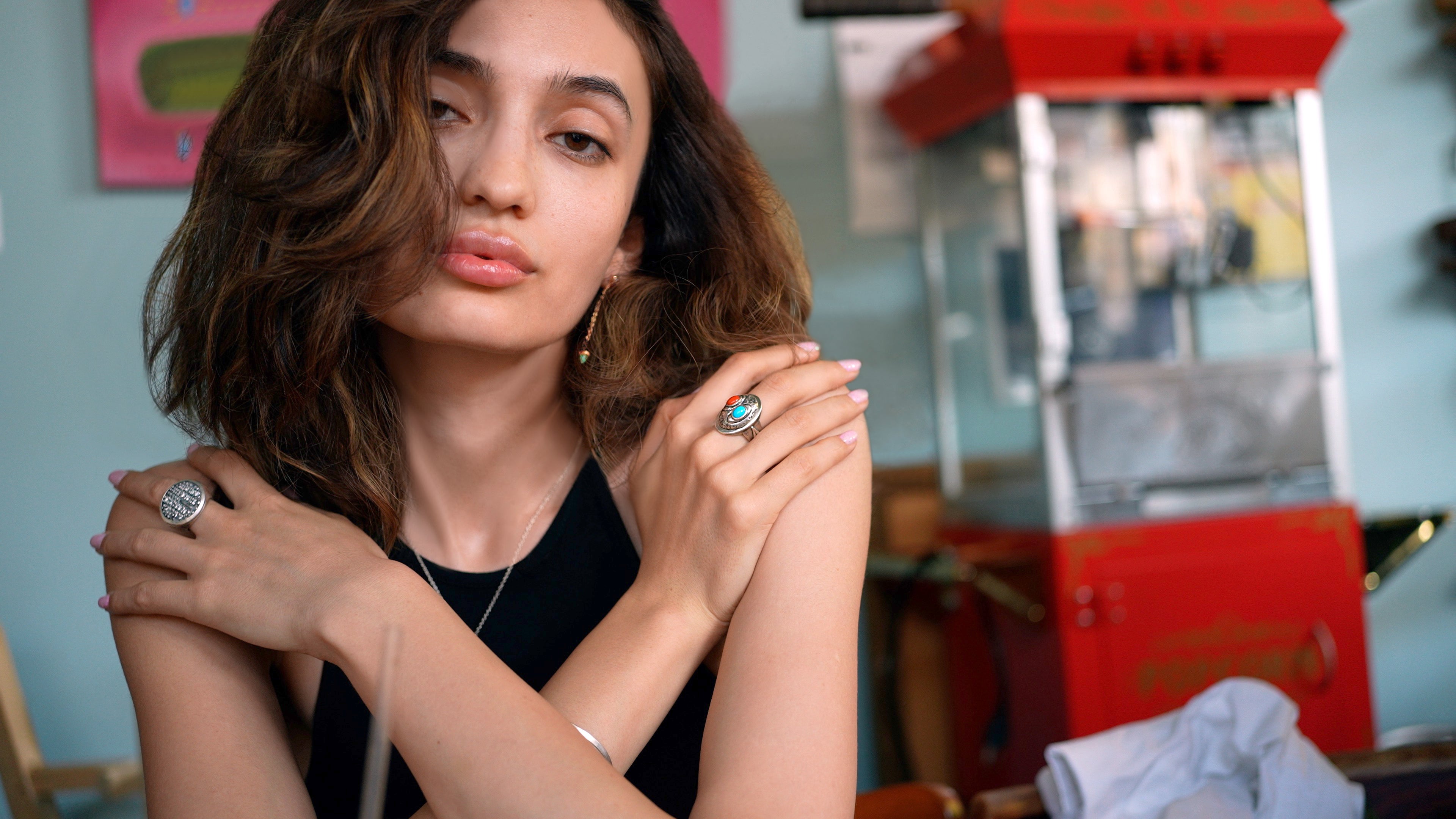 la bague bouclier éthiopienne avec saphirs blancs