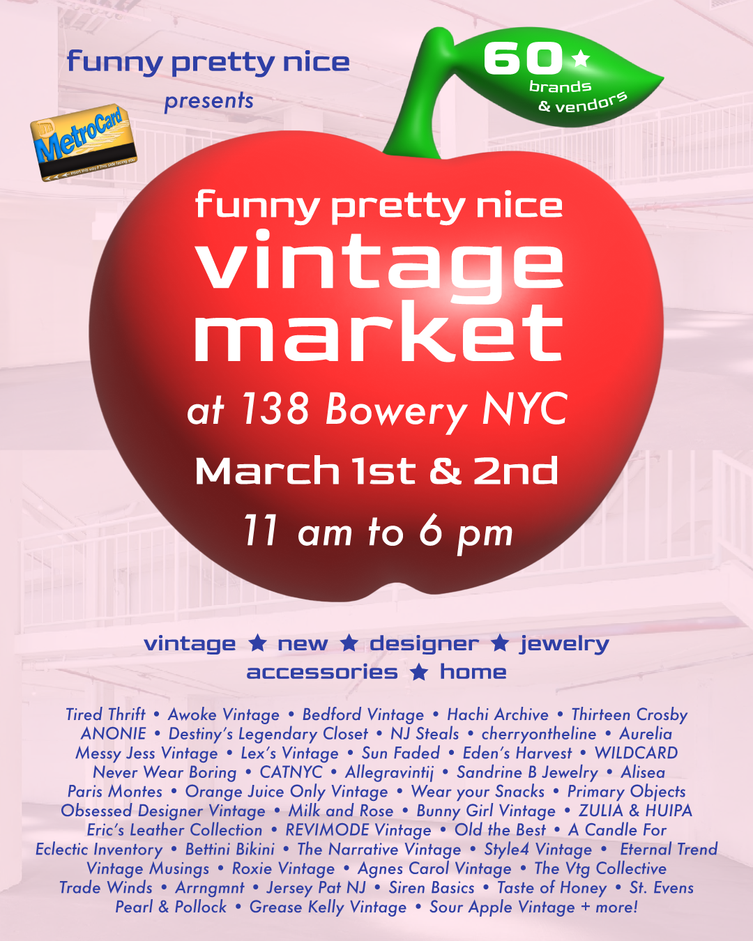 vintage market flyer