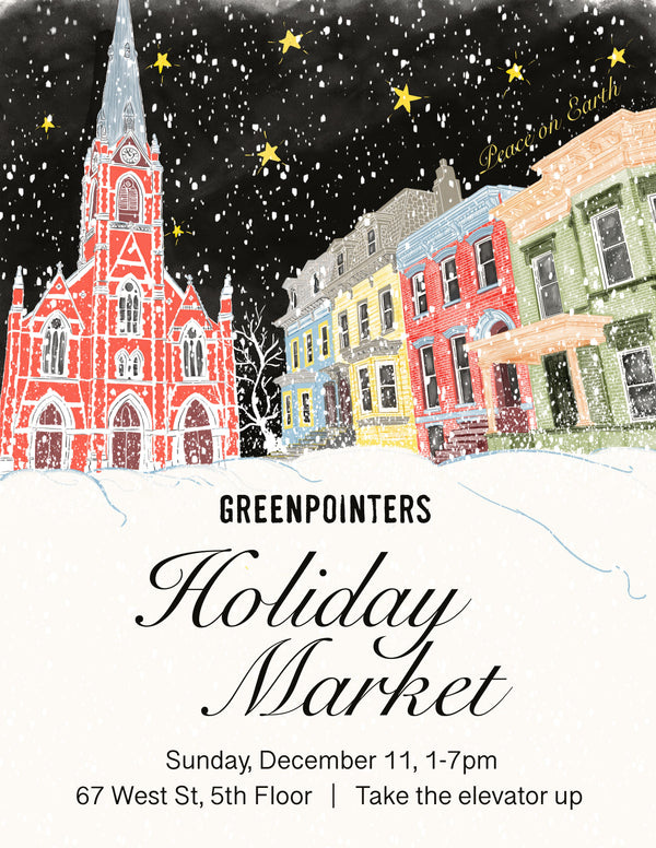 JOIN US AT THE GREENPOINTERS HOLIDAY MARKET (SUN 12/11)!!