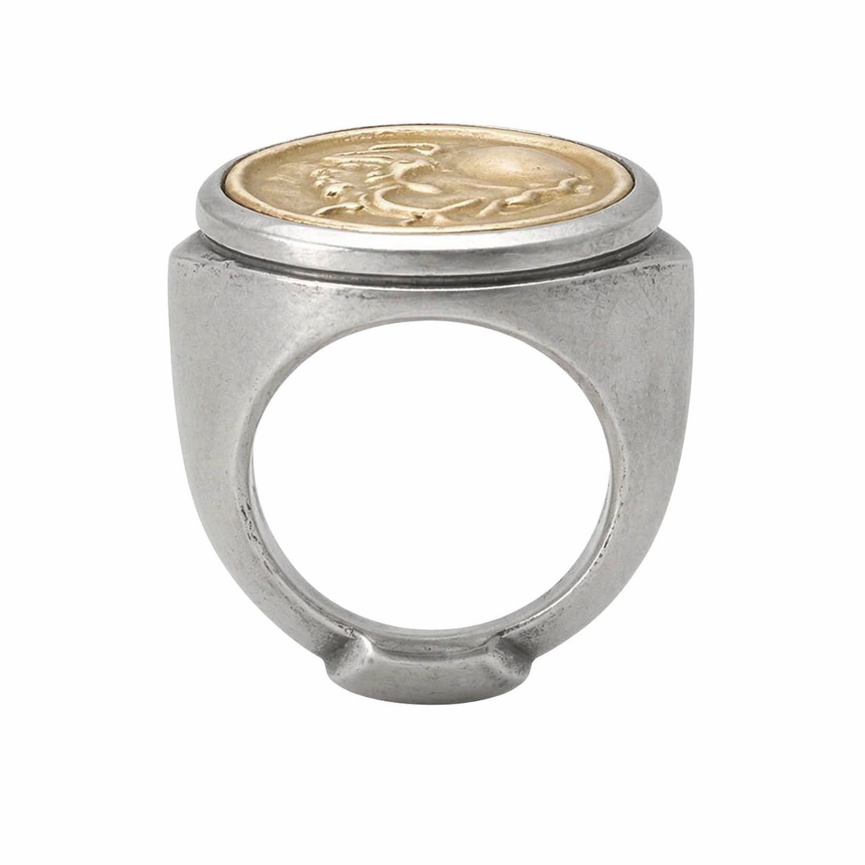 The Warrior Coin Signet ring