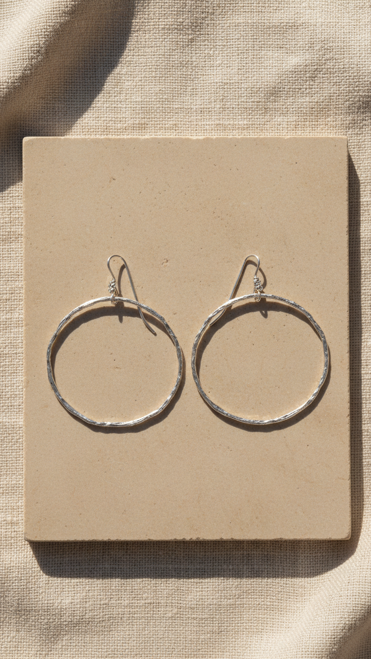 The root hoop earrings