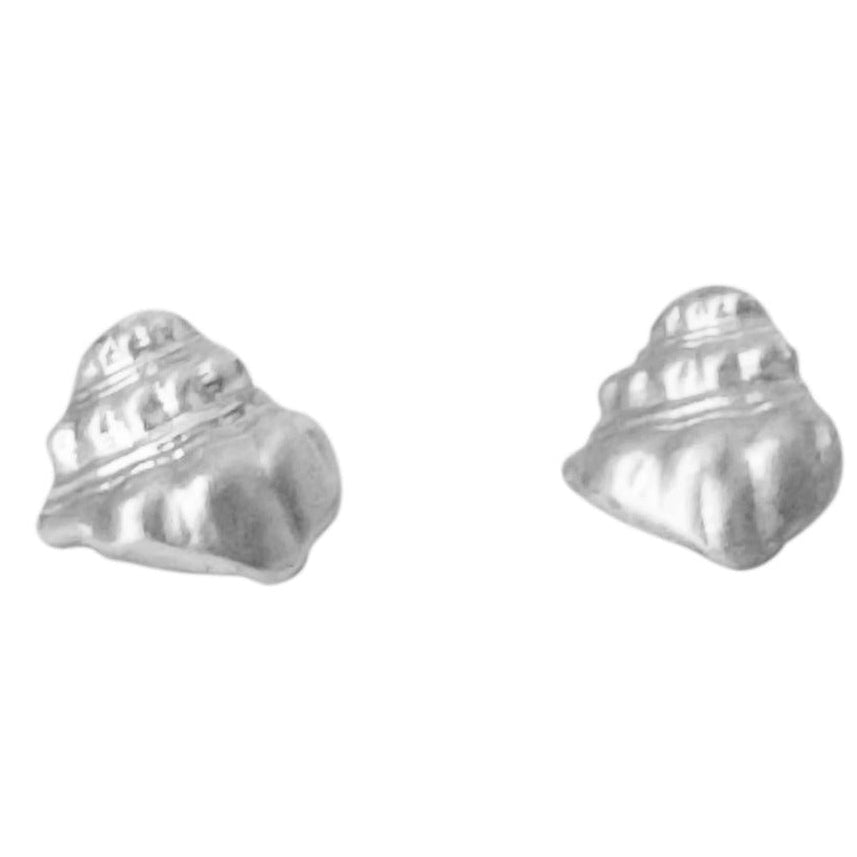 Unearthed Collection: Silver Broken Seashell Earrings