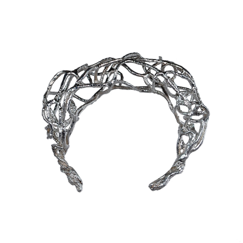 fishing net bracelet (cuff) - one of a kind