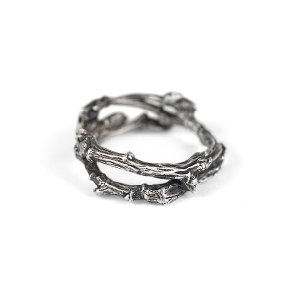 The Twig Ring , wedding ring, everyday wear - size 7