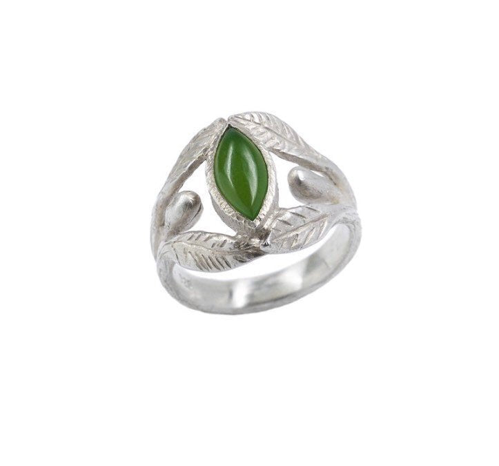 La Marquise Cabochon Ring fiançailles bague unique de tous les jours