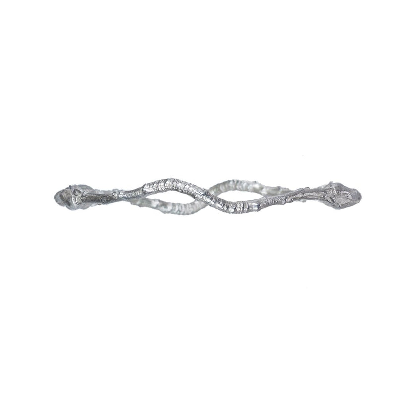 The silver Williamsburg buds bangle
